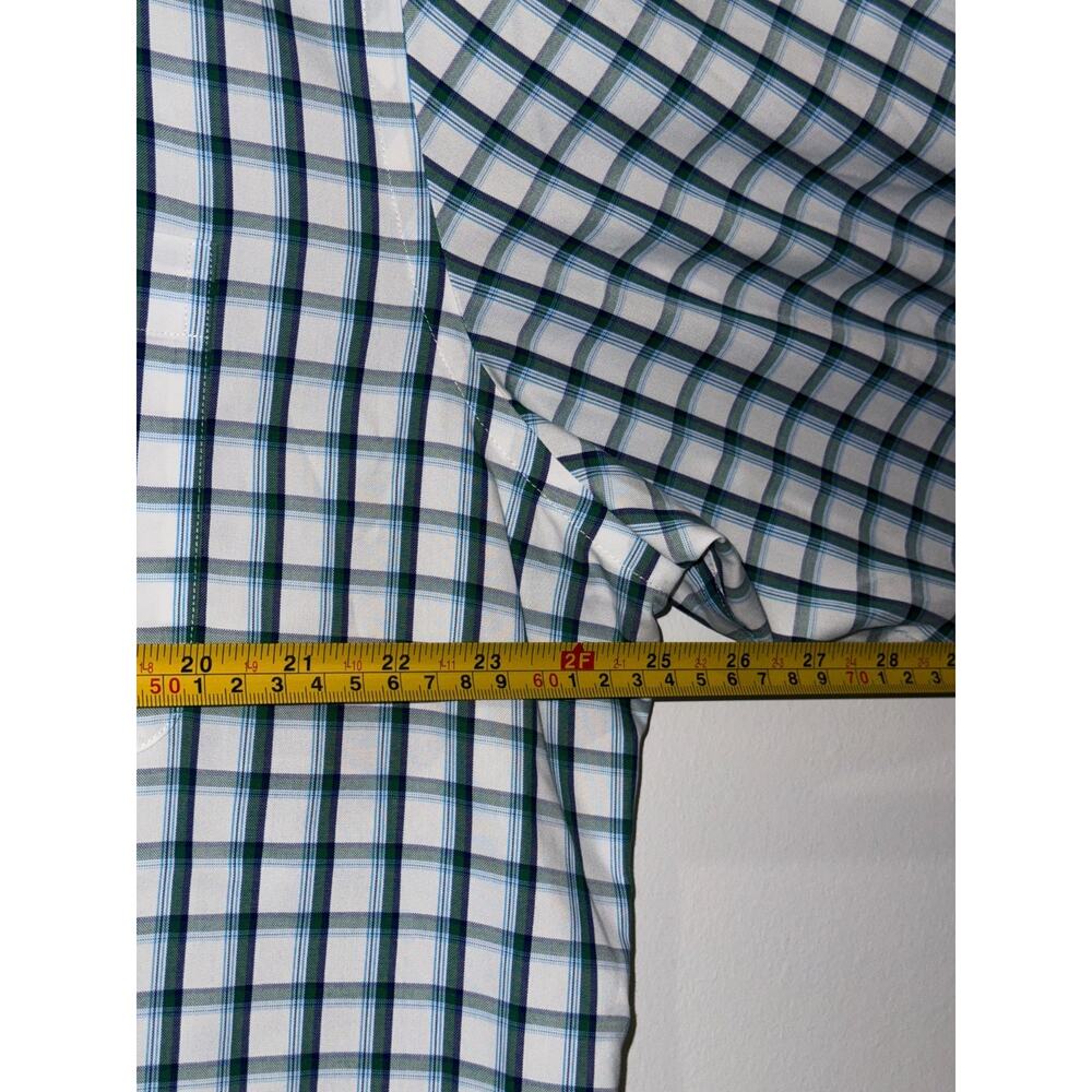 Lands' End Men’s Size-XXL Supima Cotton Plaid Dress Shirt Traditional Fit - Picture 6 of 8